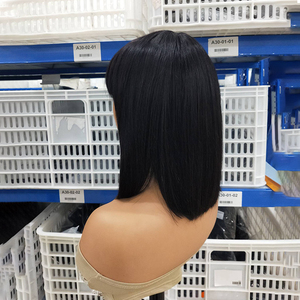 ISEE <span class=keywords><strong>Parrucca</strong></span> Bob Liscia in <span class=keywords><strong>Capelli</strong></span> Umani Naturali <span class=keywords><strong>con</strong></span> <span class=keywords><strong>Frangia</strong></span>, Senza Colla, <span class=keywords><strong>Parrucca</strong></span> Vietnamita Reale <span class=keywords><strong>con</strong></span> Pizzo HD - Product Image 3