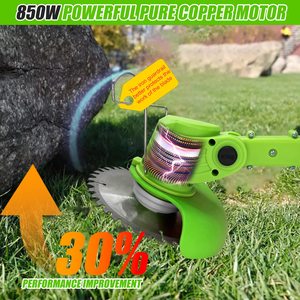 Tondeuses à gazon, débroussailleuses, coupe-herbe sans fil rechargeables à batterie lithium - Product Image 6