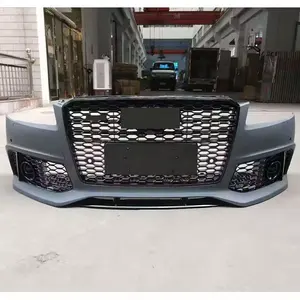 Car Bumpers W12 RS8 Look For Audi A8 D4 D4.5 2011-2018 Facelift To New RS8 Model With Bumpers Grilles