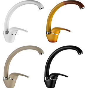 Produits Mélangeur d'évier à levier unique avec nettoyants pour toilettes à bec haut Terra Di Francia - Product Image 2