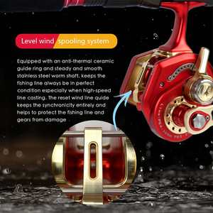 Moulinet de pêche en haute mer Full Metal Jigging <span class=keywords><strong>Master</strong></span> Moulinet de pêche au thon conventionnel Moulinet de pêche au thon à pas lent pour eau salée - Product Image 2