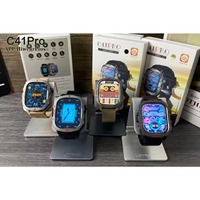 Reloj Inteligente C41 Pro para Hombre, Navegación GPS, Acero Inoxidable, Resistente al Agua IP68, Pantalla de 44-49 mm, Monitoreo Deportivo, Seguimiento de Actividad, Reproductor de Música