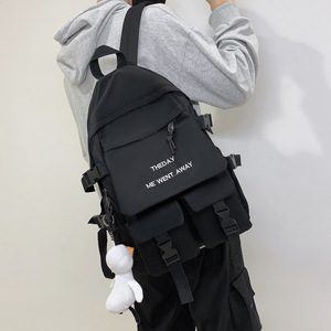 Student <b>Backpack</b> 18 In Multiple Pockets Unisex <b>School</b> Education Letter Pattern Summer 2023 - Product Image 3