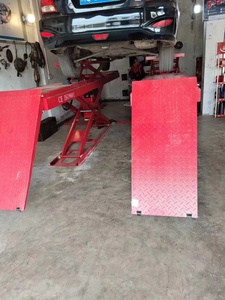 <span class=keywords><strong>Elevador</strong></span> de <span class=keywords><strong>Tijera</strong></span> Ultrafino Certificado CE para Reparación de Automóviles, Montaje en Suelo sin Fosas, para Garajes - Product Image 3