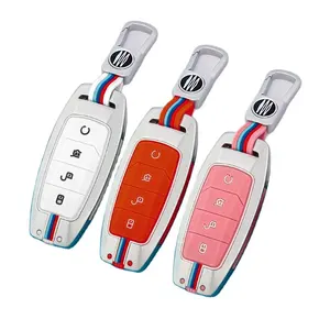 Vtear for BYD F0/s6/s7/m6/e6/yuan Pro/e2/dolphin/qin Plus Ev/yuan Plus/d1/song Plus/han/tang Car Key Case Cover Key Chain Bag /