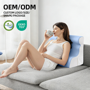 Oreiller de soutien postural en mousse à mémoire de forme de qualité supérieure, base antidérapante pour la lecture, le sommeil et la relaxation, vente en gros - Product Image 1