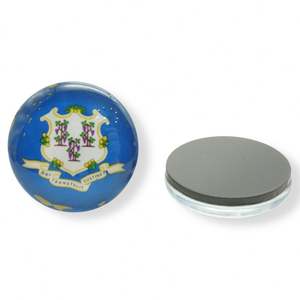 Aimants de réfrigérateur en verre, souvenir, cadeau, impression de logo, carré 50x50MM, autocollant magnétique pour réfrigérateur en verre - Product Image 4