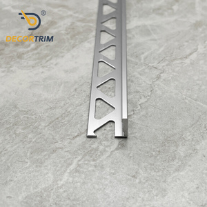 DECORTRIM - Profilé de carrelage en aluminium anodisé sur mesure en forme de L, bord droit, <span class=keywords><strong>coin</strong></span> extérieur, pour projets de rénovation - Product Image 2
