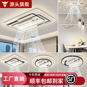 Lámpara de techo LED sin aspas Toho con ventilador y control por voz inteligente para sala de estar, paquete completo para toda la casa - Product Image 5
