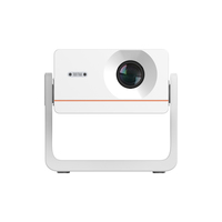 Projecteur vidéo avec système d'exploitation Android 14 le plus récent, 1+8 Go, home cinéma, mise au point automatique, haut-parleurs Hifi doubles