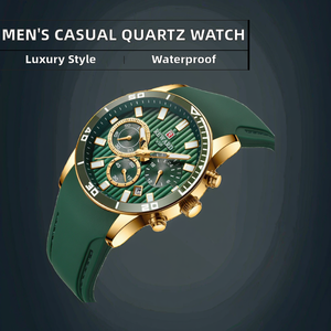 Hot Selling Reward Luxury Custom Brand Casual Sports <b>Men's</b> <b>Quartz</b> Alloy Dial Silicone Strap Water Resistant 3BAR Analog <b>Watch</b> - Product Image 2