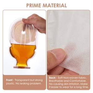 <span class=keywords><strong>Bolsa</strong></span> de Colostomía Barata al Por Mayor de Una Pieza Desechable y Reutilizable Adhesiva para Bebés y Adultos - Product Image 5