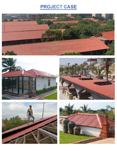 Chất lượng cao hiện đại tấm lợp <span class=keywords><strong>PVC</strong></span> uPVC ASA Roma mái ngói nhựa tổng hợp mái ván lợp cho khách sạn nề vật liệu - Product Image 5