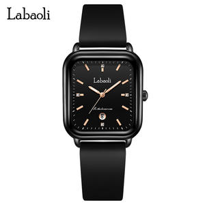 Square women's <b>watch</b> waterproof silicone <b>quartz</b> <b>watch</b> - Product Image 5