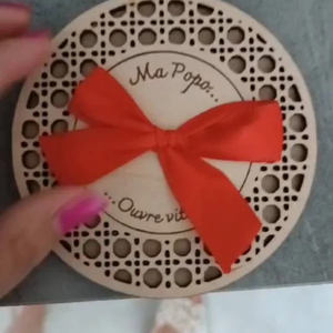 Incisione su legno personalizzata per la nascita testimone madrina unico artigianato in legno bambino doccia decorazioni perfetto <span class=keywords><strong>regalo</strong></span> di natale Idea - Product Image 6