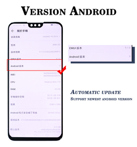 Écran tactile d'affichage à cristaux liquides COF de remplacement de téléphone portable pour huawei Y9 2019 Honor <span class=keywords><strong>8x</strong></span> - Product Image 5