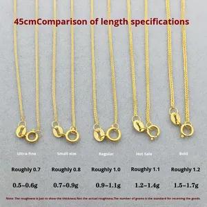 Collier en <span class=keywords><strong>Or</strong></span> <span class=keywords><strong>Prix</strong></span> Fabricant, Couleur et Longueur au Choix, Chaîne Clavicule Chopin en <span class=keywords><strong>Or</strong></span> Pur <span class=keywords><strong>18</strong></span> <span class=keywords><strong>Carats</strong></span> Au750 pour Femme - Product Image 4