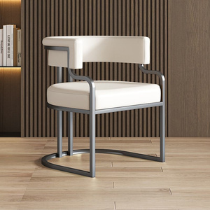 Chaise de bar nordique pivotante en métal et velours, tabouret de cuisine moderne de luxe en cuir doré, durable, pour table de bar - Product Image 4