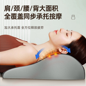 เบาะนวดหลัง คอ เอว นวดแบบนวดคลึง ชาร์จ USB ได้ พร้อมรีโมทคอนโทรล ใช้ได้ทั้งที่บ้านและในรถ - Product Image 2