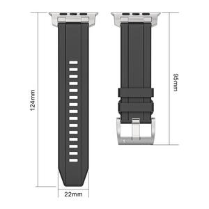 Correa de Reloj de Silicona al por Mayor de Fábrica para Apple Watch S10 11 46mm Ultra 49mm SE 44mm, Correa Deportiva con Hebilla de Acero Inoxidable - Product Image 2