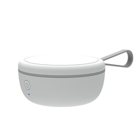 Boîte de rangement portable pour prothèses dentaires à piles avec stérilisateur UV et quatre lampes LED pour l'entretien des appareils de rétention – Fourniture OEM