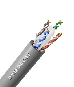 Cable de conexión de Internet Cat6A personalizado de fábrica Cat6 305m 1000ft utpsftp cable de cobre puro para exteriores 23awg cable de red Lan impermeable - Product Image 4