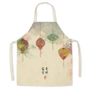 Breathable Sleeveless Polyester Canvas <b>Chef</b> <b>Apron</b> with Custom Printed Design for Hot Kitchen Use High Quality Reusable - Product Image 4