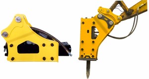 Marteau hydraulique de qualité supérieure pour mini-excavatrice, idéal pour le clouage de poteaux agricoles - Product Image 4