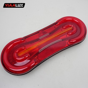 Feu arrière LED pour remorque 10-30V, feu stop, clignotant, feu arrière de camion rouge ambre 7 broches pour semi-remorque, remorque de transport, camion à benne basculante - Product Image 6