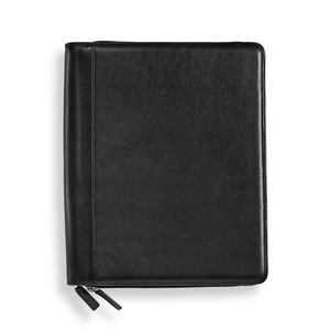 Porte-documents avec fermeture éclair personnalisé, organiseur de classeur, organiseur de carnet en similicuir, organiseur de carnet pour CV, motif d'affaires, comme un sac - Product Image 3