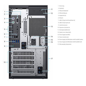 Serveur tour <span class=keywords><strong>Dell</strong></span> PowerEdge <span class=keywords><strong>T40</strong></span> à bas prix, Intel Xeon E-2224G - Product Image 4