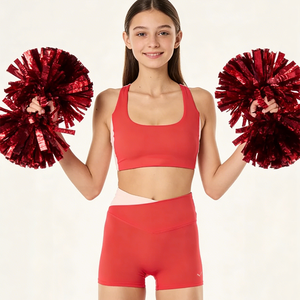 Tenue de danse et d'entraînement blanche et <span class=keywords><strong>rouge</strong></span> <span class=keywords><strong>la</strong></span> plus vendue pour studio de danse et <span class=keywords><strong>vêtements</strong></span> de sport - Product Image 2