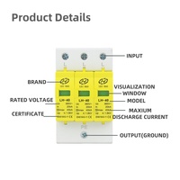 Parafoudre industriel LeiHao CE 385V 20KA-40KA T2 AC 3P pour systèmes solaires et équipements électroniques