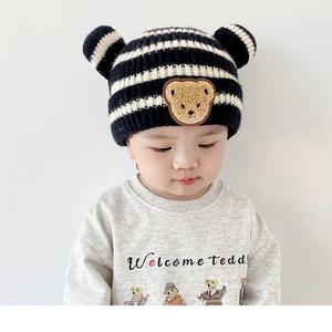 Niños bebé cálido bufanda con capucha sombrero calavera gorra pasamontañas sombrero de punto niños pequeños de punto con capucha invierno pasamontañas suéter sombrero de punto - Product Image 4