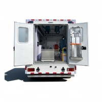 Nouvelle ambulance manuelle à essence personnalisable avec toit surélevé, prix d'usine et livraison rapide