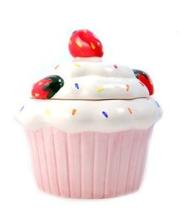 Pot à biscuits en céramique pour cupcakes <span class=keywords><strong>Minnie</strong></span>, vente en gros, bouteilles et bocaux de stockage des aliments, Support jaune personnalisé - Product Image 2