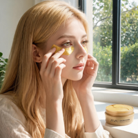 Masque pour les yeux illuminateur anti-rides nourrissant Colden avec de la nicotinamide pour tous types de peau - Boîte de qualité professionnelle
