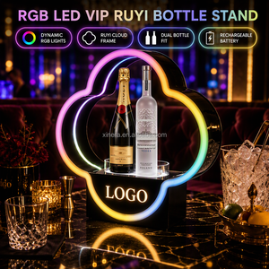 Exhibidor de Botellas LED para Club Nocturno, Bar o Salón, con Logotipo Personalizado, Recargable, con Luz RGB, para Presentar Botellas de Whisky o Champaña - Product Image 5