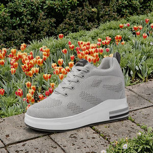 2026 New Light <b>Weight</b> air Classic Trendy Cushioning Shoes Increase Invisible Height Ladies Sneaker Breathable walking shoes - Product Image 3