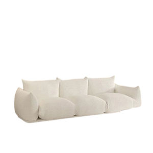 Hot Selling <span class=keywords><strong>Modern</strong></span> Minimalist Dreisitz Tufted Stoff bezug Holz schaum Schnitts ofa Kunden spezifische Größe für Villa Wohnzimmer - Product Image 4
