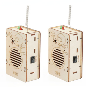 Kit d'expériences scientifiques DIY, ventilateur à détection corporelle, jouet éducatif STEM en bois, plastique et métal pour enfants - Product Image 6