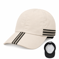 Groothandel op maat gemaakte logo zwarte reflecterende running cap sport baseball pet fabrieksprijs hoge zichtbaarheid atletische pet