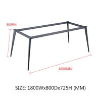 Support de table de bureau en métal de haute qualité, stable, pour bureau d'employé, base de table, pied de table