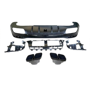 Difusor Trasero GLE63 AMG con Puntas de Escape Deportivas para Mercedes Benz <span class=keywords><strong>GLE</strong></span> W167 2020-2025 Sport, Venta al Por Mayor de Fábrica - Product Image 2