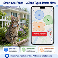 Top vente plus récent GPS localisateur de chat chien G18 pas de limite de Distance étanche animaux GPS Tracker APP Web suivi en temps réel