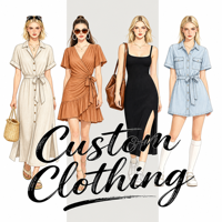 Fabricant OEM de vêtements pour femmes sur mesure : Robes chemise, robes portefeuille, robes longues en maille, robes en jean pour marques, marque privée, vente en gros