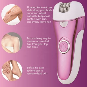 Depiladora Eléctrica Recargable 3 en 1, Depiladora <span class=keywords><strong>para</strong></span> Hombres y Mujeres, <span class=keywords><strong>para</strong></span> Depilación Facial, de Bikini, Piernas, Brazos y Cuerpo, Uso Doméstico - Product Image 2