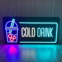 Enseigne néon LED 3D personnalisée en forme de barre flexible chinoise pour mariage ou crème glacée