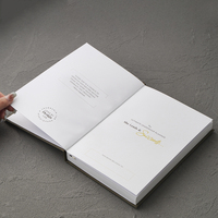 Cahier de notes personnalisé en lin de gratitude quotidienne à couverture rigide A4 A5 A6 taille planificateur 2024-2025
