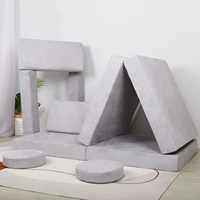 Coussin en mousse CertiPUR-US de haute qualité, salon, 6 pièces, canapé modulaire pour enfants